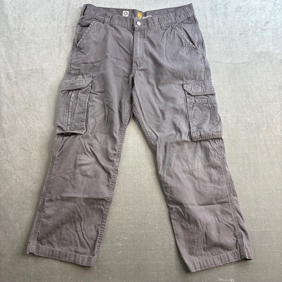 Carhartt Other - Carhartt Force Tappen Cargo Pant Grey Comfort‎ Y2K Relaxed Fit 101148 Men 36x30